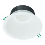 Philips LED Deckenstrahler Coreline DN142B Aluminium Weiß 19.2W 2300lm 60D - 840  | Ausschnitt 200mm - IP20 - Dimmbar - Weiß Reflektor - Emergency
