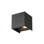 D'Lite LED Applique Murale Elingen Aluminium Noir 4.9W 480lm - 830 