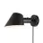 DFTP by Nordlux LED Applique Murale Stay Aluminium Noir | Convient pour E27