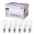 Lot 6x Philips Ampoule LED E27 Poire Dépolie 8W 806lm - 827 