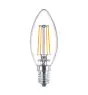 Philips Corepro LED Bougie E14 Filament Claire 4.3W 470lm - 840  | Remplacement 40W