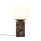 Nordlux Lilly Lampe De Table Verre Brun | Convient pour 1x E14