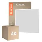 Lot 4x Ledvance Dalle LED Compact Aluminium Blanc 33W 3630lm - 840  | 60x60cm - UGR < 19