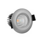 Spot LED Forseti Aluminium 6W 400lm 36D - 927 Blanc Très Chaud | Diamètre 72mm - IP44 - Meilleur rendu des couleurs - Dimmable