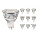 Lot 10x Spot LED GU5.3 MR16 6.1W 621lm 36D - 830 | Remplacement 50W